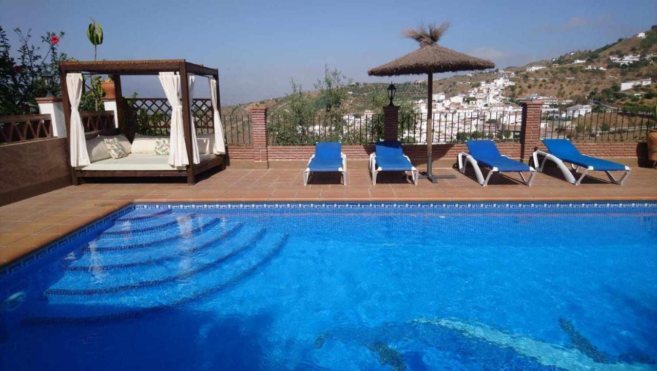 Casa Mirador Las Claras Con Piscina Privada Jardin Iznate Extérieur photo